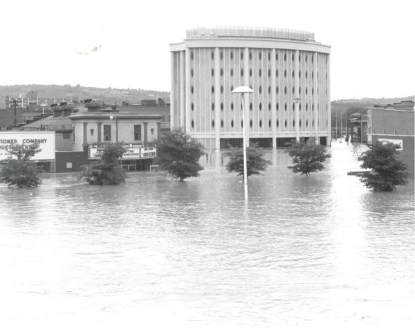 Flooded Downtown Elmira